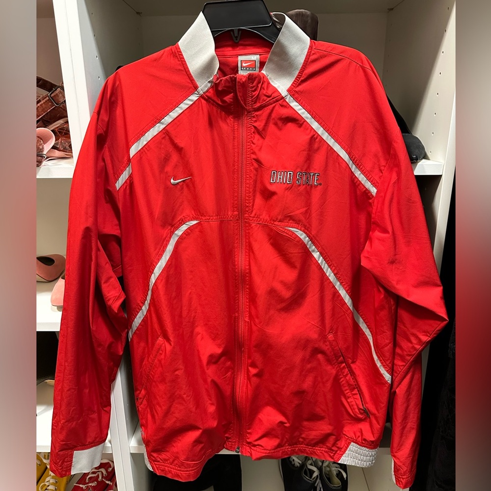 OHIO STATE Nike Fit Storm windbreaker size M gently worn only a few times